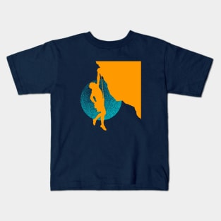 Climbing to the Moon Kids T-Shirt